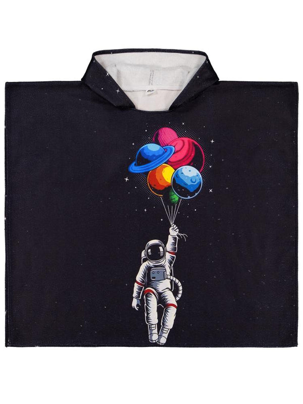 Civil Boys Astranot  Baskılı Panço - Lacivert