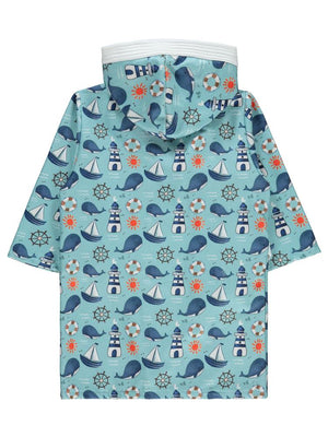 Civil Boys Erkek Çocuk Bornoz 4-10 Yaş - Mavi