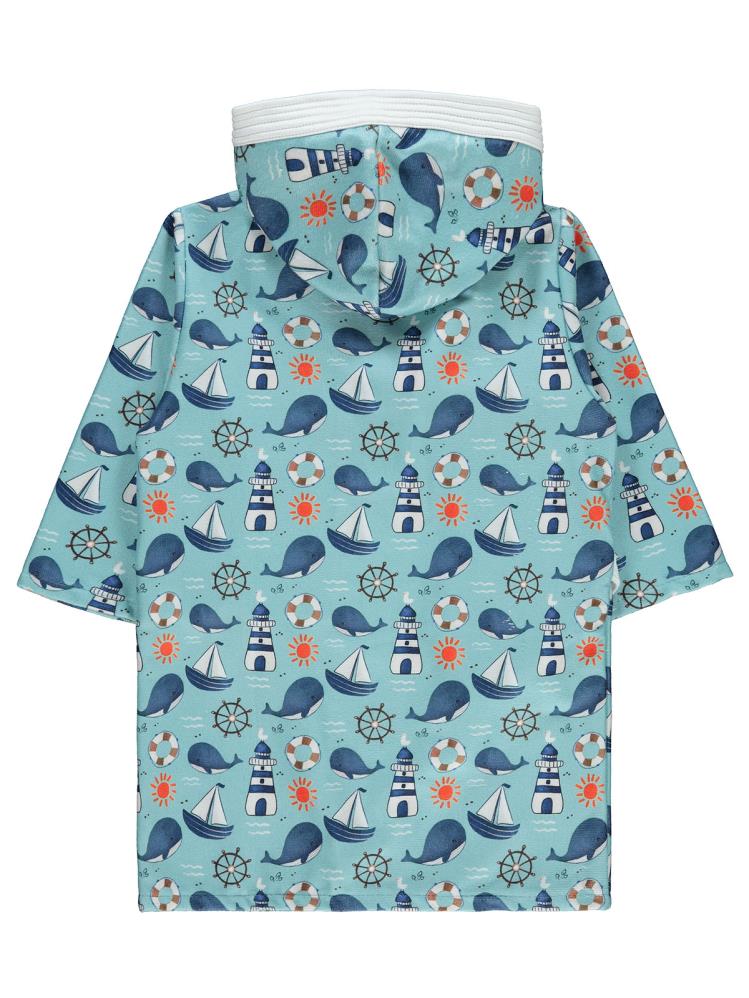 Civil Boys Erkek Çocuk Bornoz 4-10 Yaş - Mavi