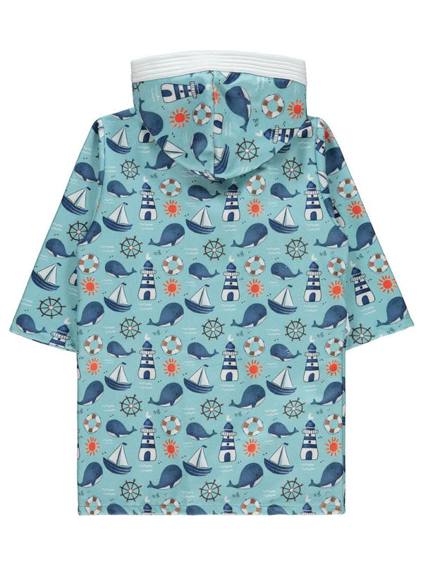 Civil Boys Erkek Çocuk Bornoz 4-10 Yaş - Mavi