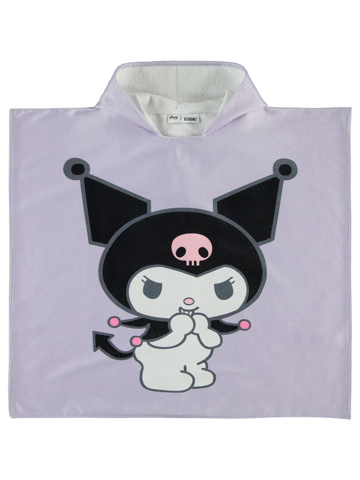 Kuromi Kız Çocuk Pelerin - Lila