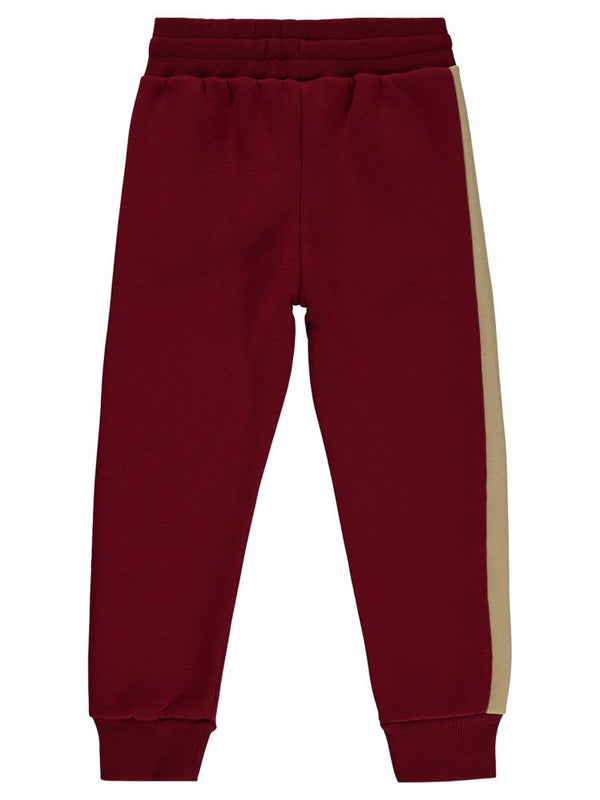Civil Boys NY Nakışlı 6-9 Yaş Eşofman Altı - Bordo