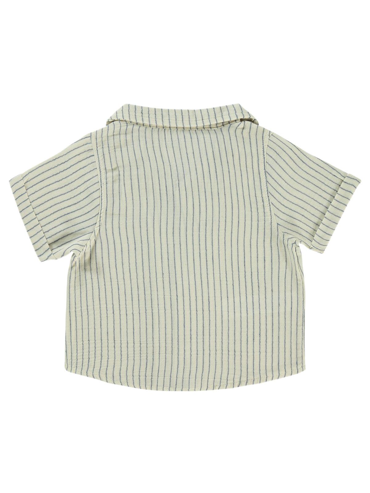 Pierre Cardin Çizgili 2-5 Yaş Gömlek - Mavi