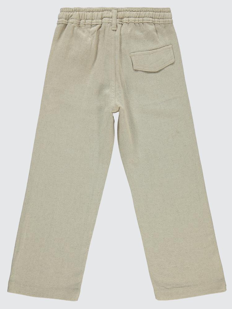 Pierre Cardin Beli Bağcıklı 10-12 Yaş Pantolon - Bej