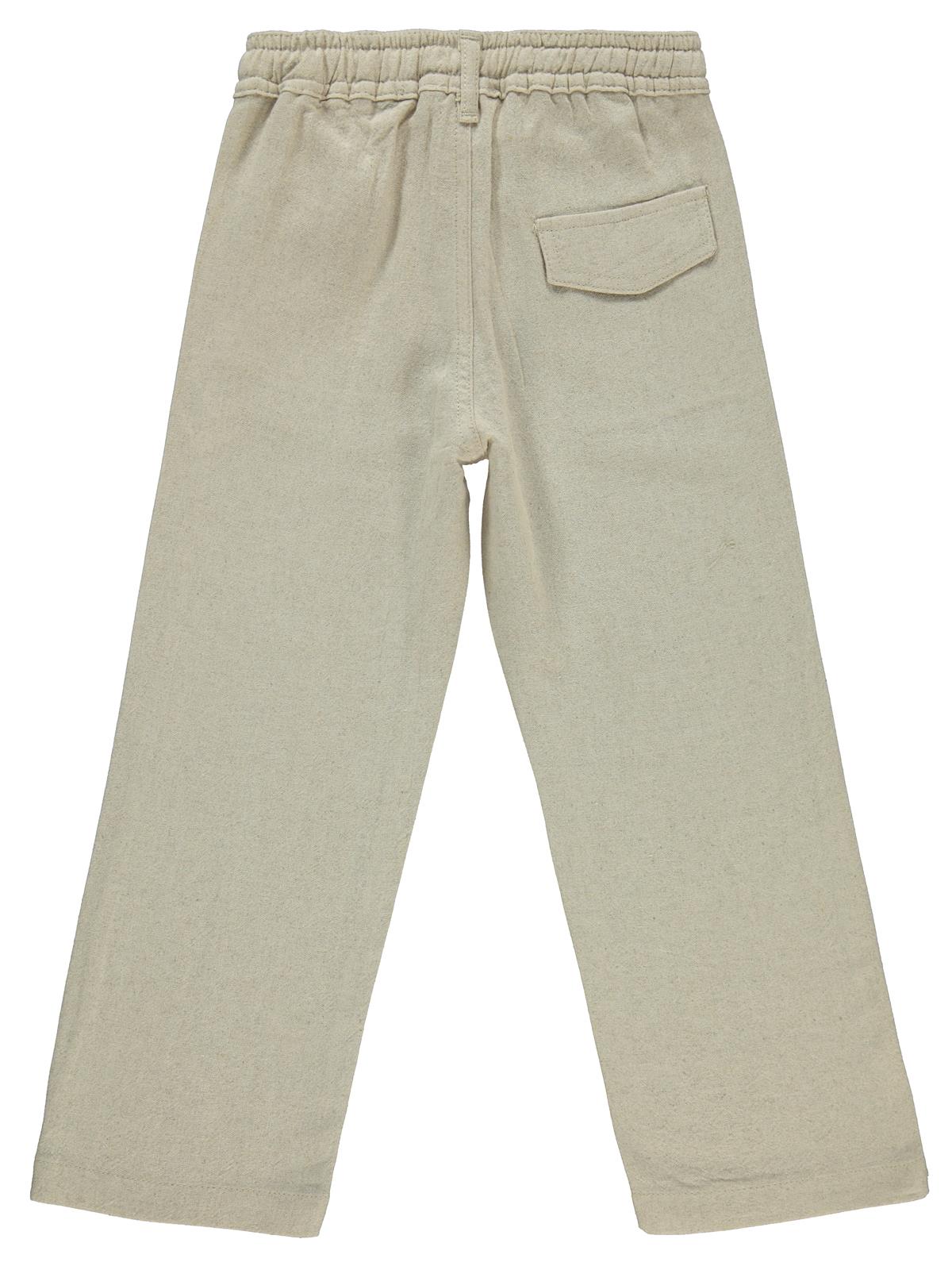 Pierre Cardin Beli Bağcıklı 6-9 Yaş Pantolon - Bej