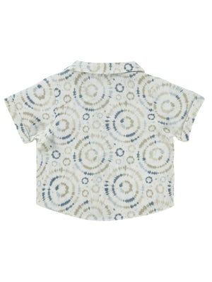 Pierre Cardin Daire Desenli 2-5 Yaş Gömlek - Mavi