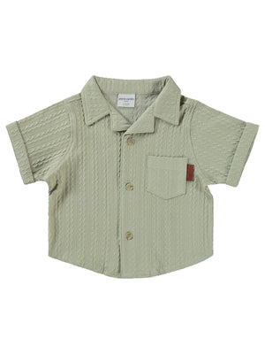 Pierre Cardin Kendinden Çizgili 2-5 Yaş Gömlek - Gri