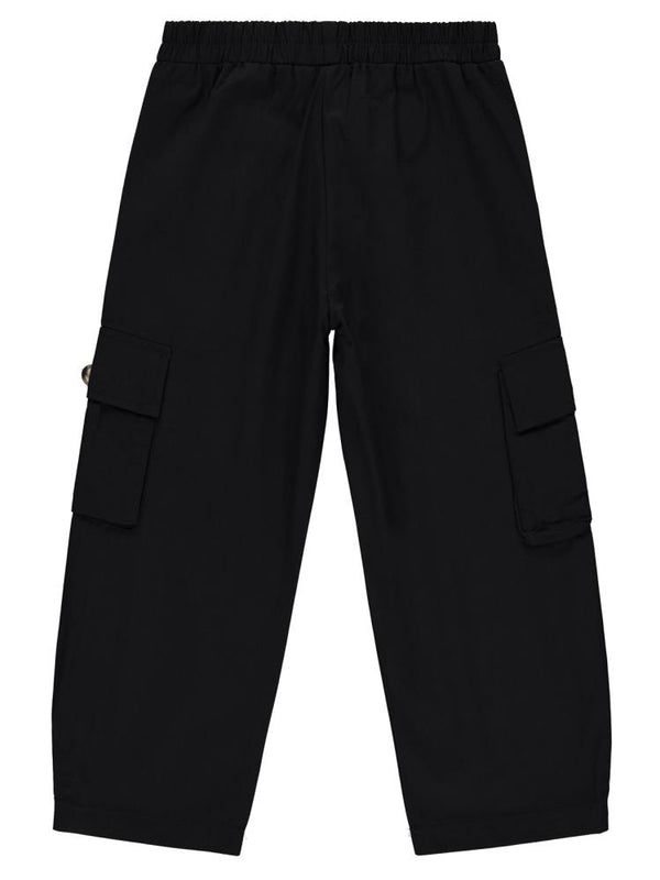 Pierre Cardin Kargo Cepli 10-12 Yaş Pantolon - Siyah