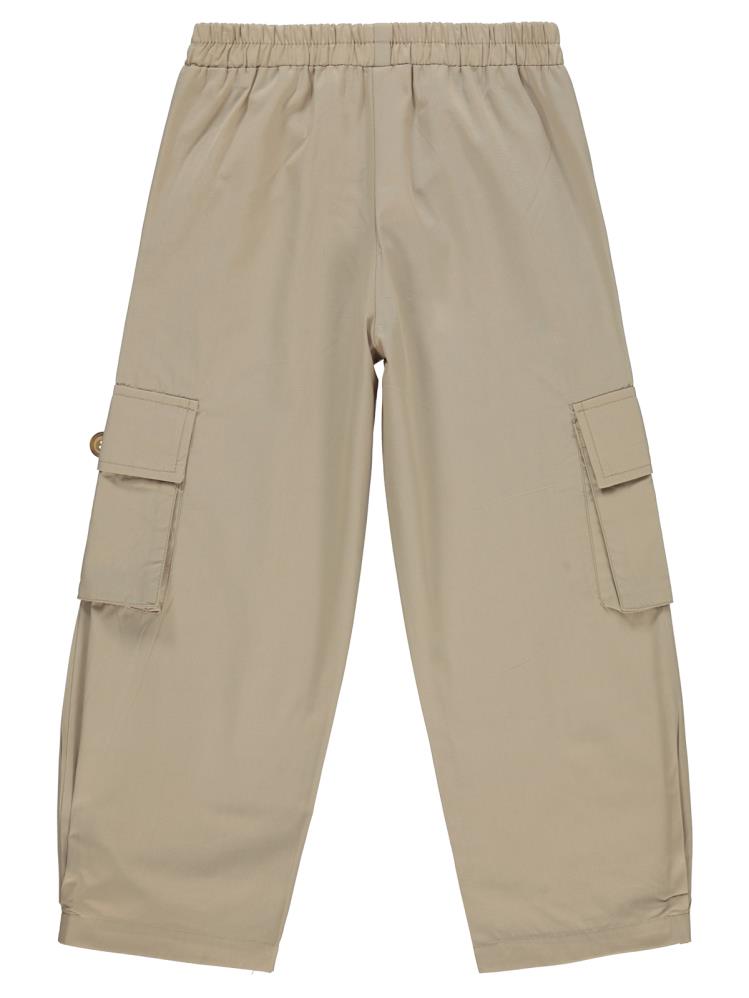 Pierre Cardin Kargo Cepli 10-12 Yaş Pantolon - Bej