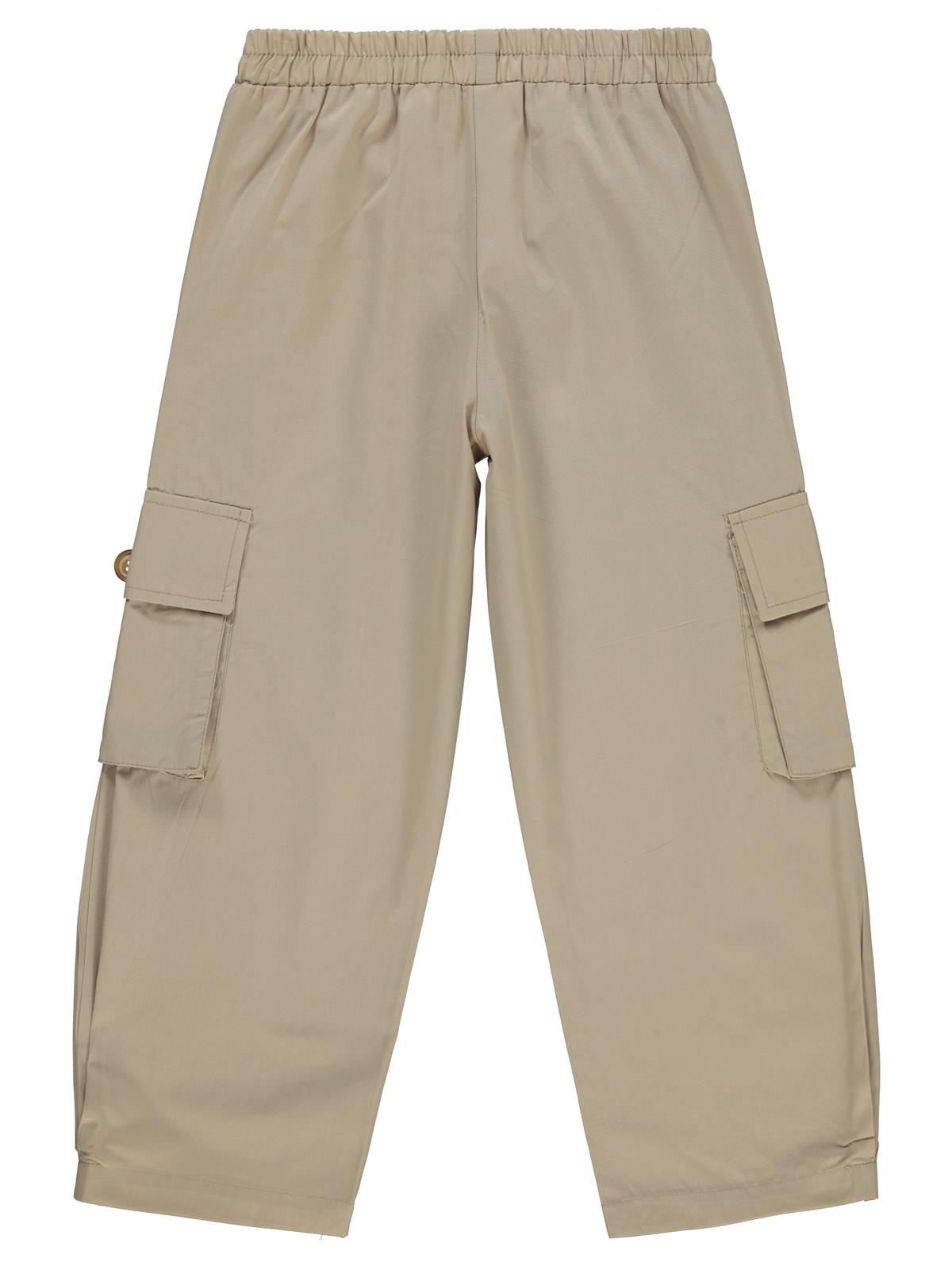 Pierre Cardin Kargo Cepli 6-9 Yaş Pantolon - Bej