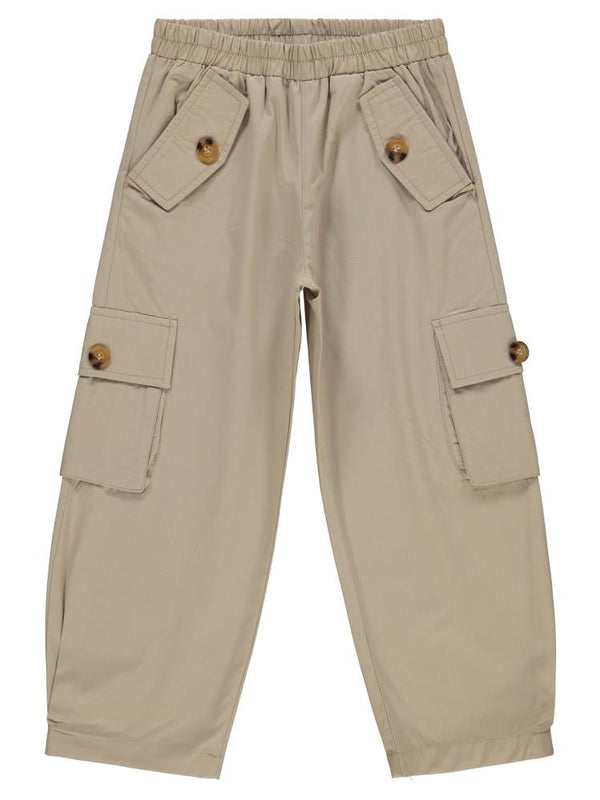 Pierre Cardin Kargo Cepli 10-12 Yaş Pantolon - Bej