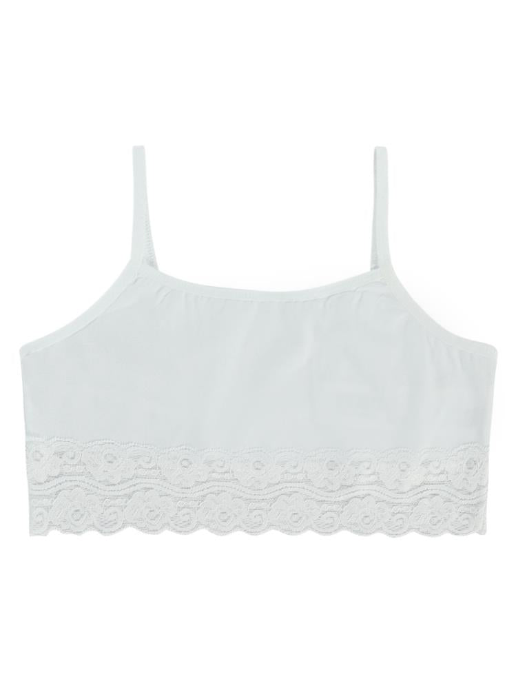 Civil Girls 2li Dantelli 10-14 Yaş Büstiyer - Beyaz