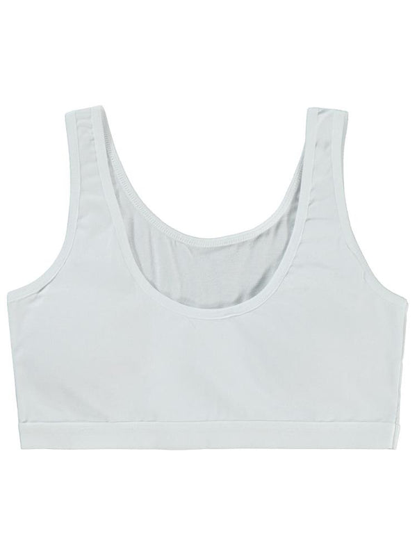 Civil Girls Kız Çocuk Pedli Büstiyer 12-14 Yaş  - Beyaz