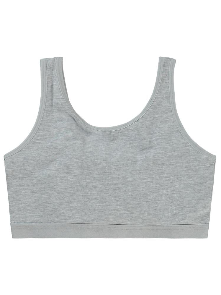 Civil Girls Kız Çocuk Pedli Büstiyer 12-14 Yaş  - Gri