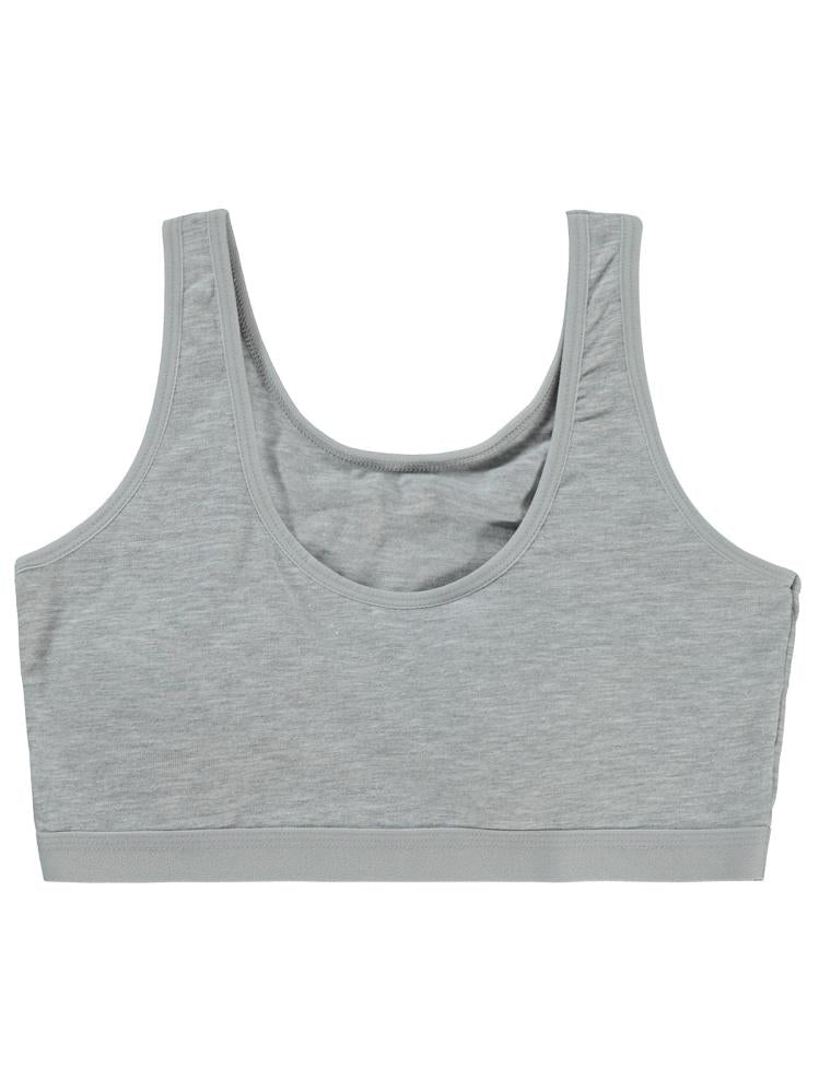 Civil Girls Kız Çocuk Pedli Büstiyer 12-14 Yaş  - Gri