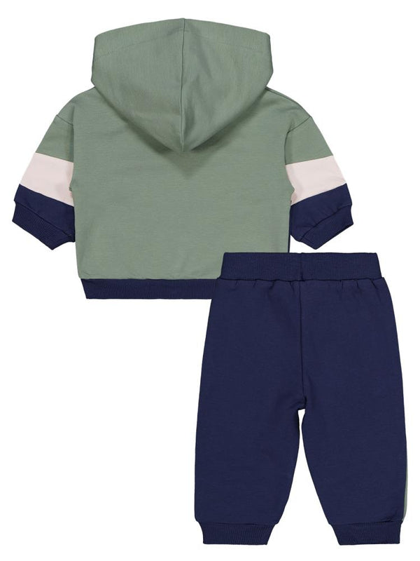 Civil Baby Baskılı 2'li 6-18 Ay Takım - Lacivert