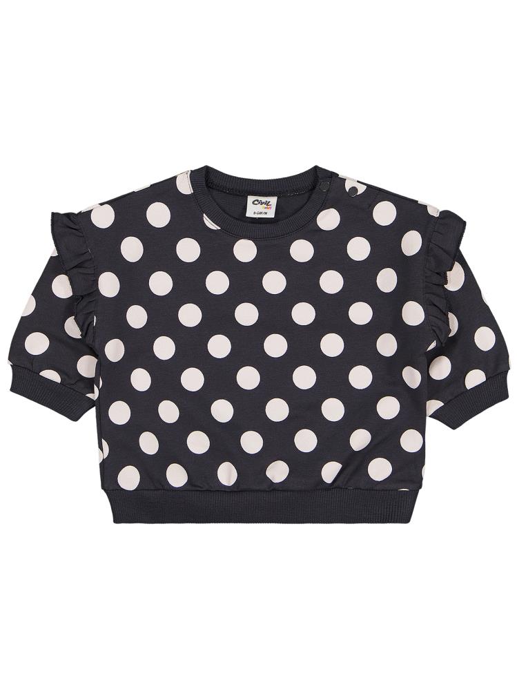 Civil Baby Puan Empirme 6-18 Ay Takım - Gri