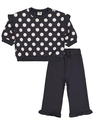 Civil Baby Puan Empirme 6-18 Ay Takım - Gri