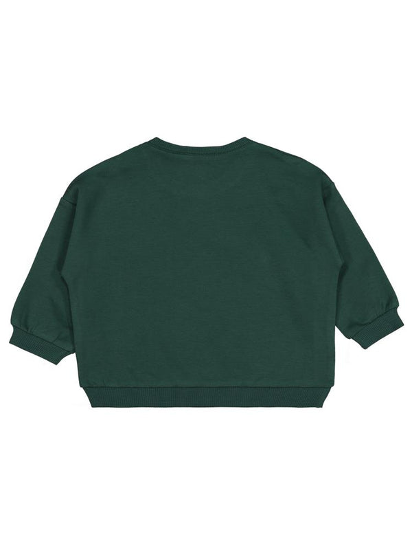 Civil Baby Teddy Bear Baskılı 6-18 Ay Sweatshirt - Yeşil