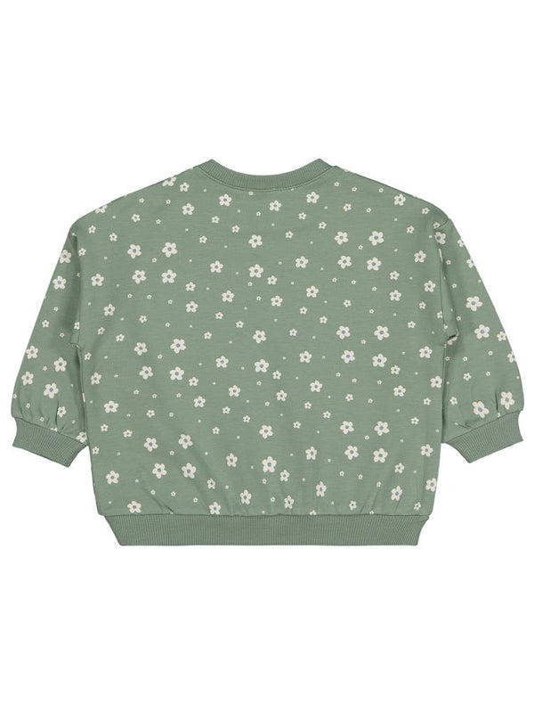 Civil Baby Mini Papatya Empirme 6-18 Ay Sweatshirt - Yeşil