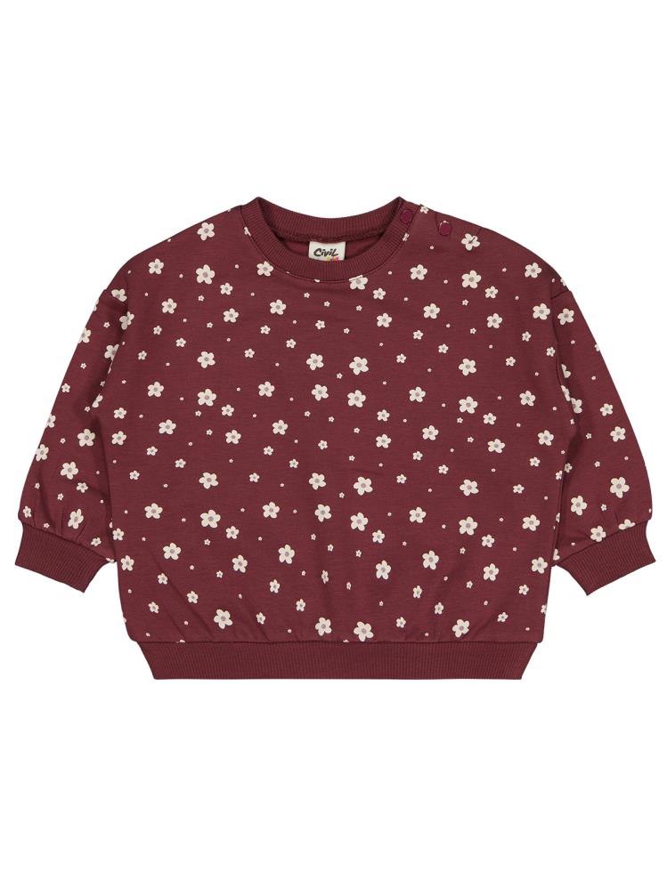Civil Baby Mini Papatya Empirme 6-18 Ay Sweatshirt - Lila