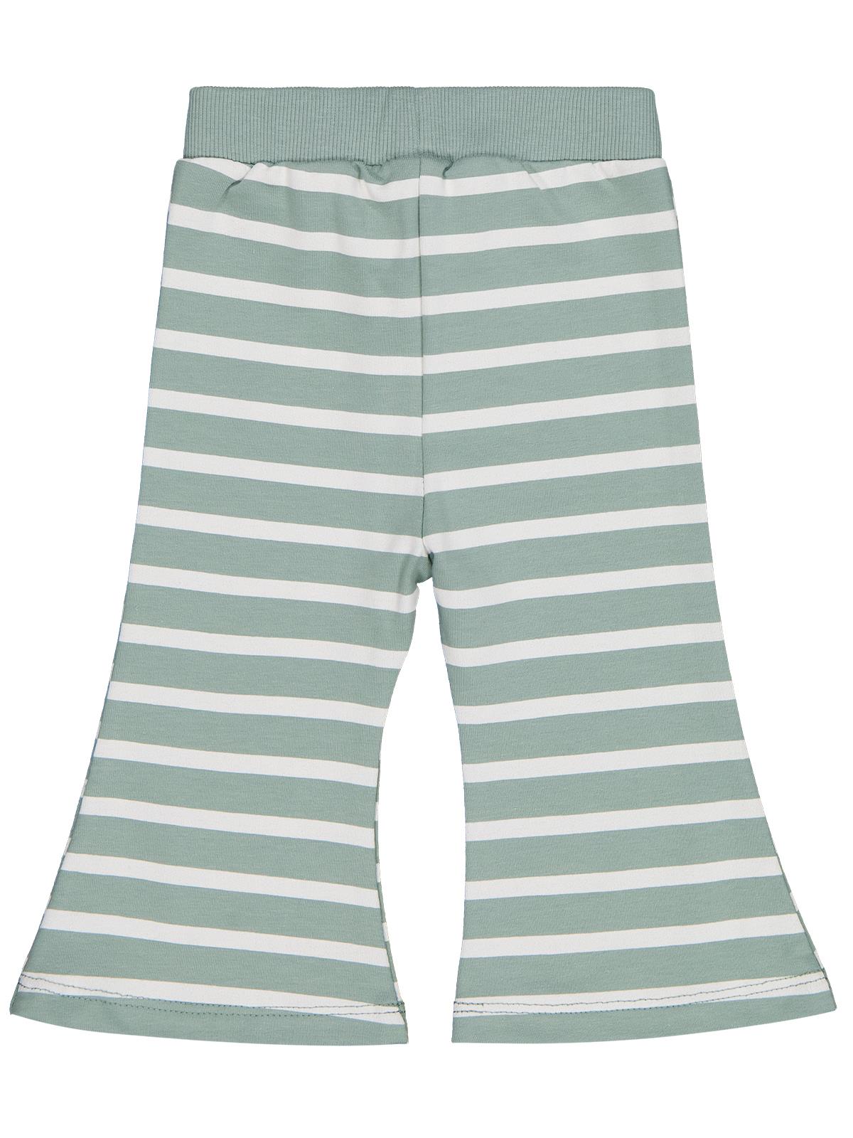 Civil Baby Çizgi Emp. Çiçek Nakışlı 6-18 Ay Eşofman Altı - Yeşil