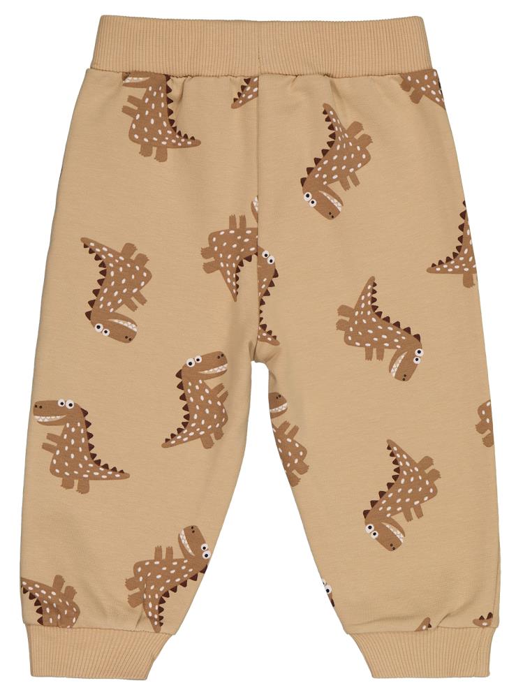 Civil Baby Benekli Dino Empirme 6-18 Ay Eşofman Altı - Kahverengi