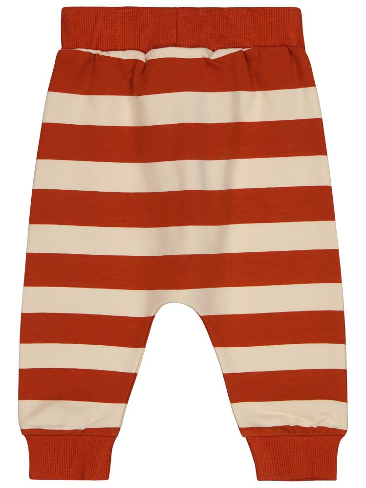 Civil Baby Kalın Çizgi Empirme 6-18 Ay Eşofman Altı - Turuncu