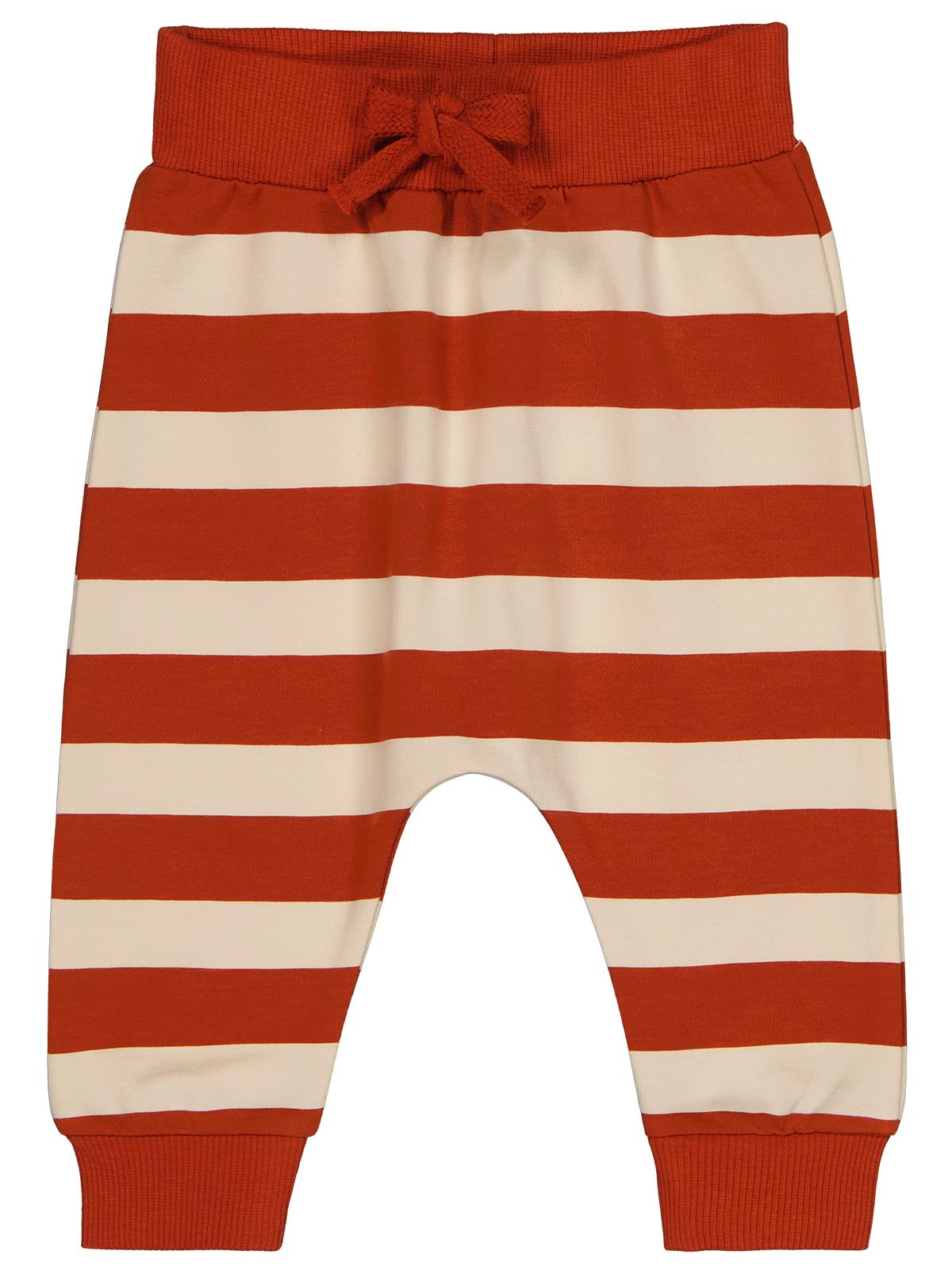 Civil Baby Kalın Çizgi Empirme 6-18 Ay Eşofman Altı - Turuncu