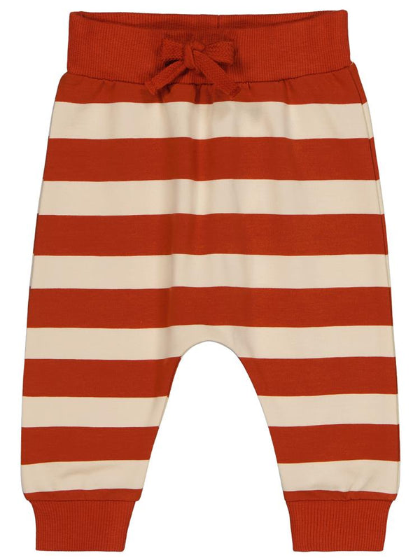 Civil Baby Kalın Çizgi Empirme 6-18 Ay Eşofman Altı - Turuncu