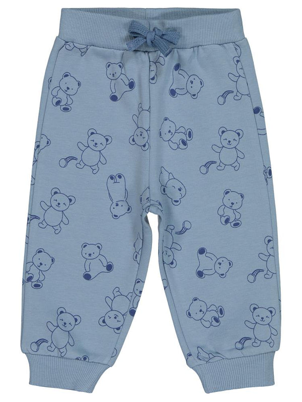 Civil Baby Kontür Ayı Empirme 6-18 Ay Eşofman Altı - Mavi