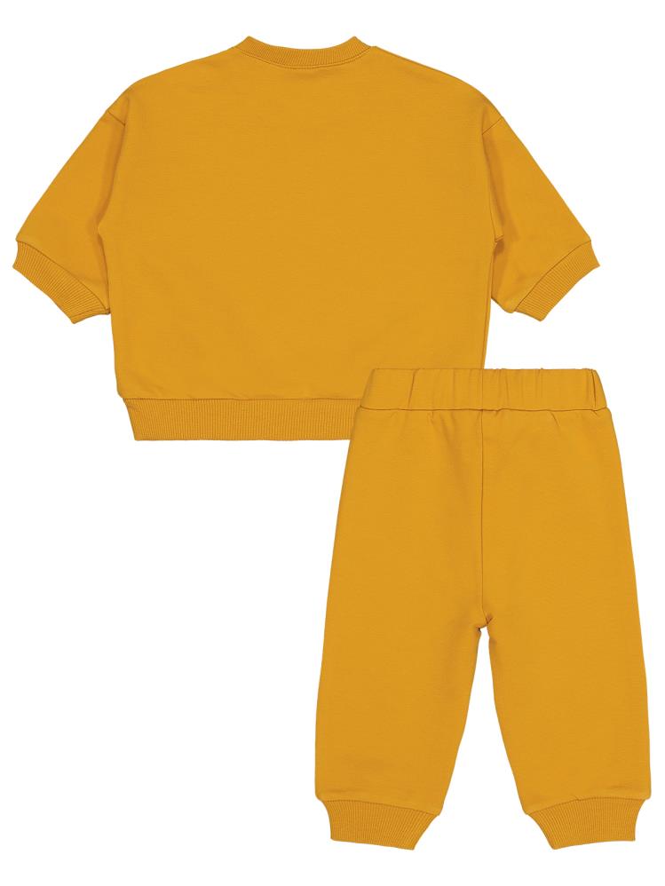 Civil Baby Baskılı 2'li 6-18 Ay Takım - Hardal