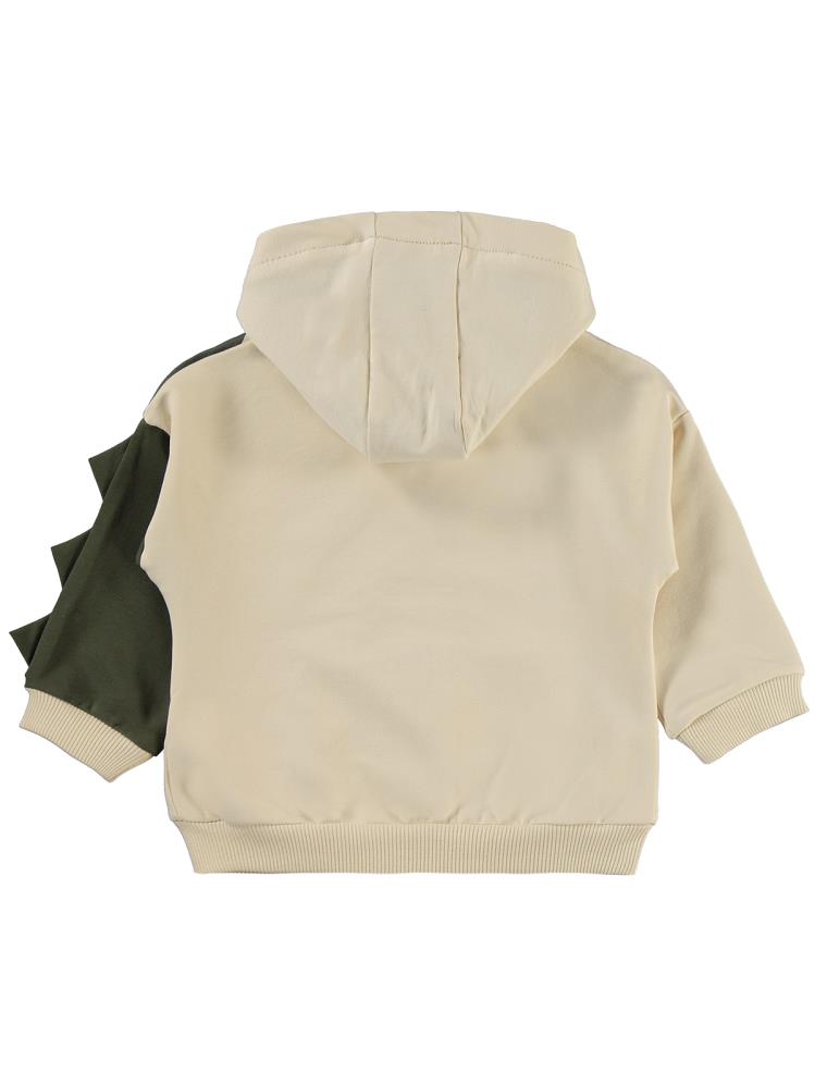 Civil Baby Dino Baskılı 6-18 Ay Hırka - Bej