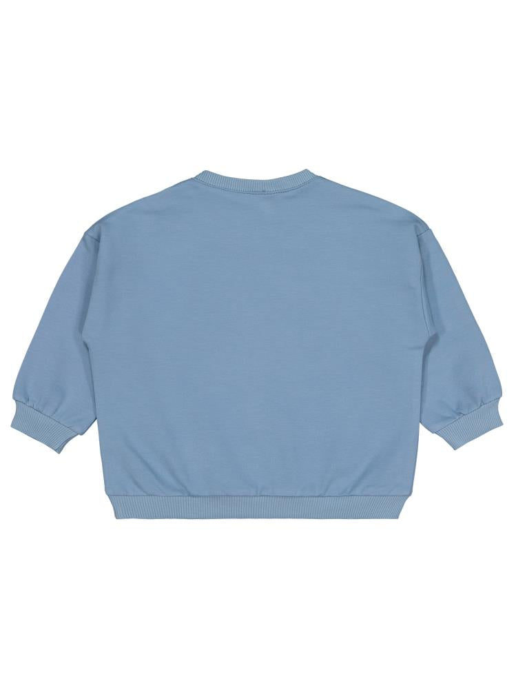 Civil Baby Nice Girl Baskılı 6-18 Ay Sweatshirt - Mavi