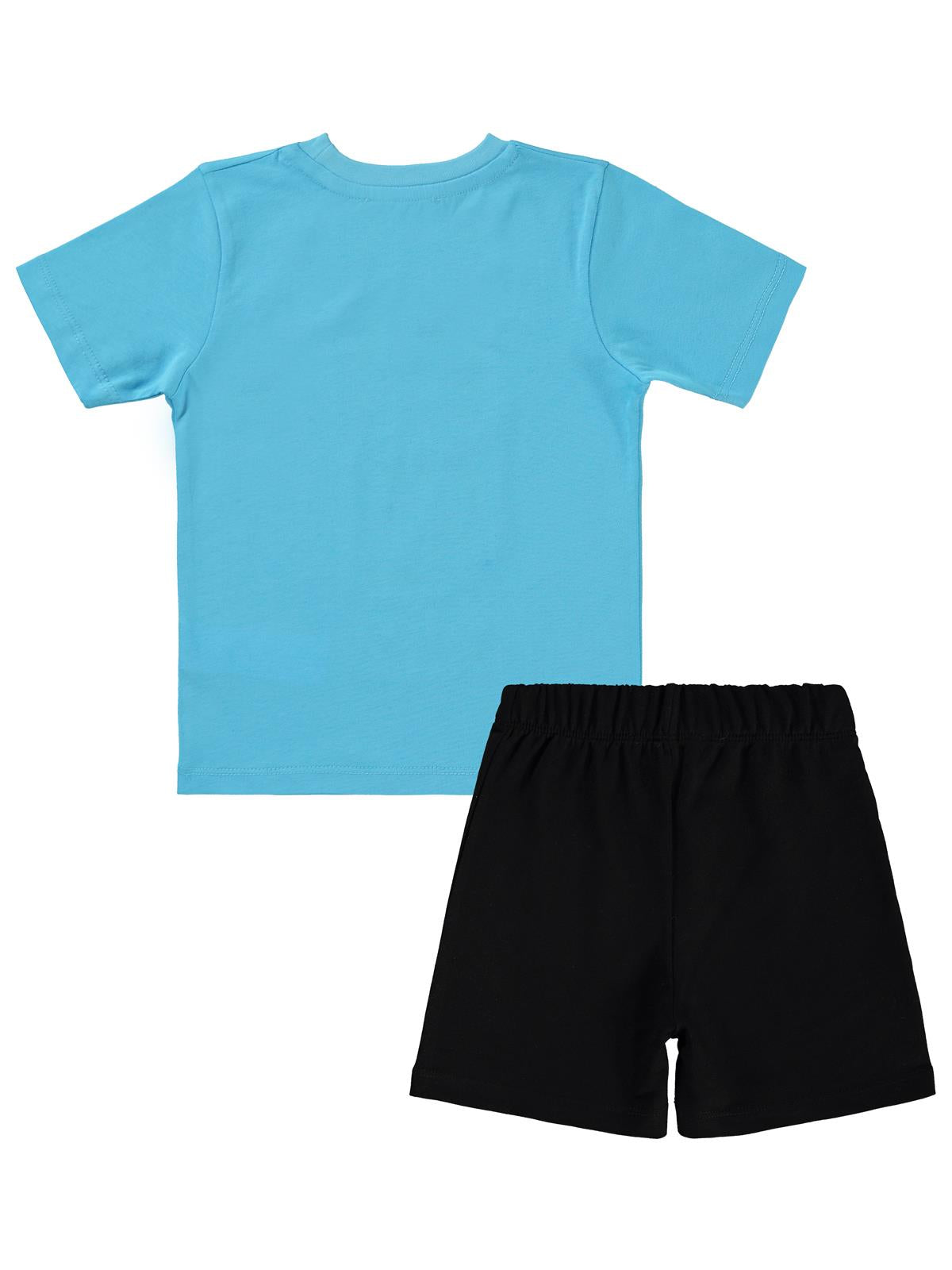 Civil Boys Cvl Baskılı 2-5 Yaş Takım - Mavi