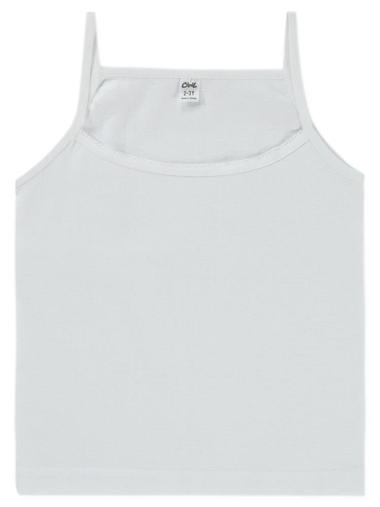 Civil Girls Basic İp Askılı Ribana 2-12 Yaş Atlet