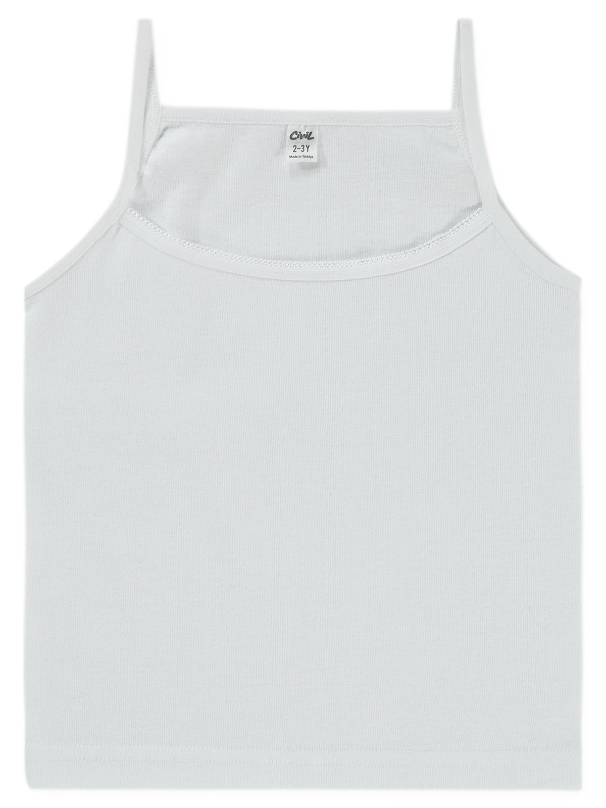 Civil Girls Basic İp Askılı Ribana 2-12 Yaş Atlet