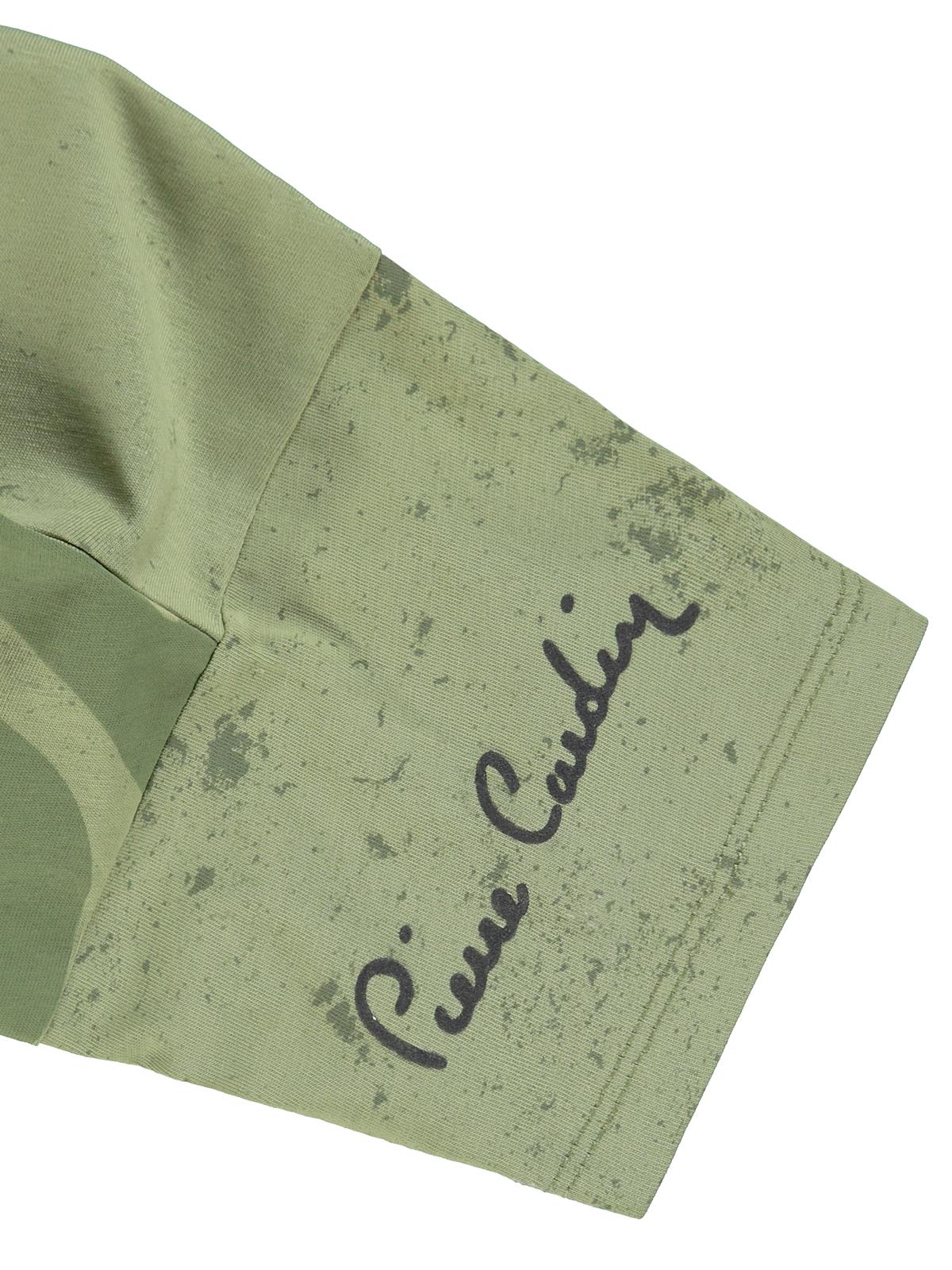 Pierre Cardin Pano Baskılı 6-9 Yaş Tişört - Haki