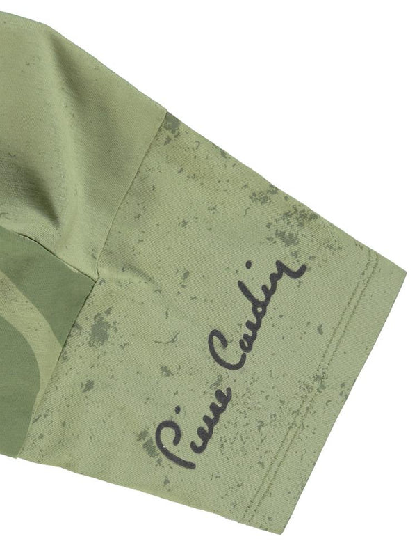 Pierre Cardin Pano Baskılı 10-12 Yaş Tişört - Haki