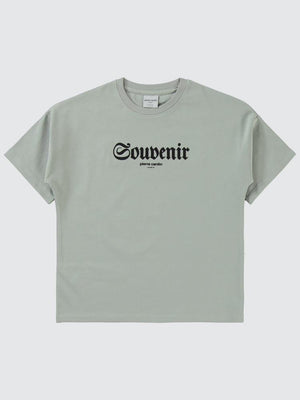 Pierre Cardin Souvenir Baskılı 10-12 Yaş Tişört - Gri