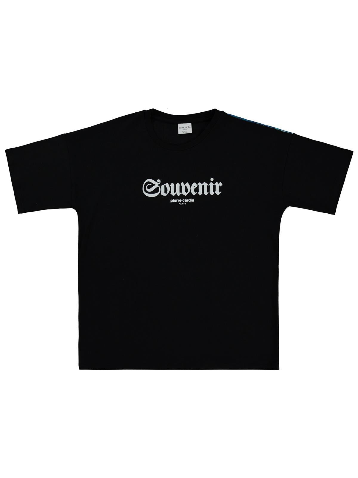 Pierre Cardin Souvenir Baskılı 6-9 Yaş Tişört - Siyah