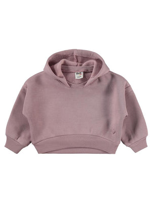 Civil Baby Kalp Nakışlı Basic 6-18 Ay Sweatshirt - Lila