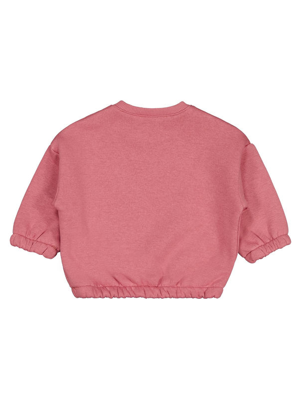 Civil Baby Kalp Nakışlı Basic 6-18 Ay Sweatshirt - Turuncu