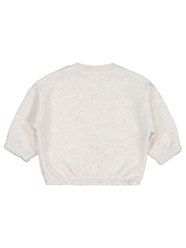 Civil Baby Kalp Nakışlı Basic 6-18 Ay Sweatshirt - Bej