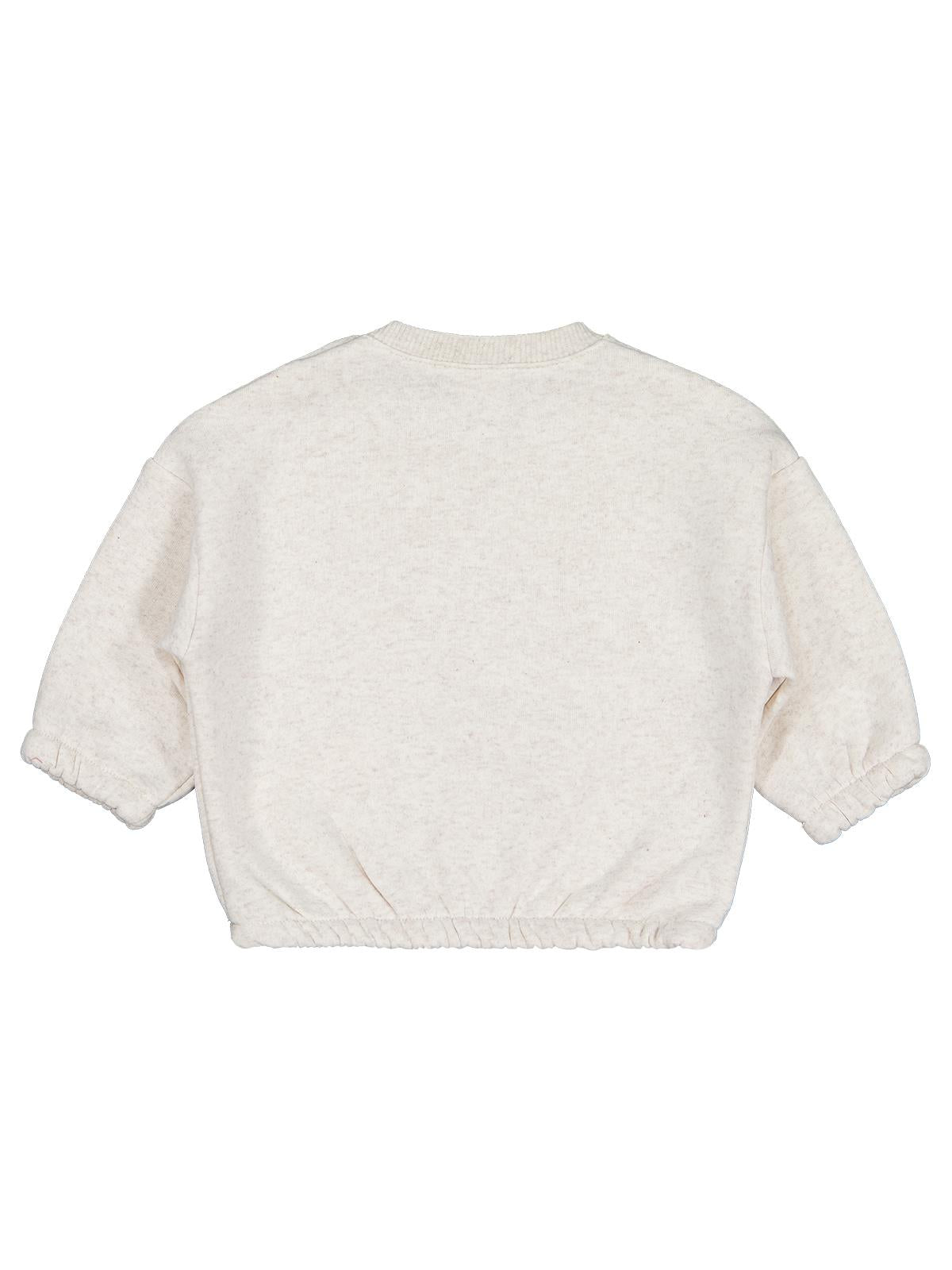 Civil Baby Kalp Nakışlı Basic 6-18 Ay Sweatshirt - Bej