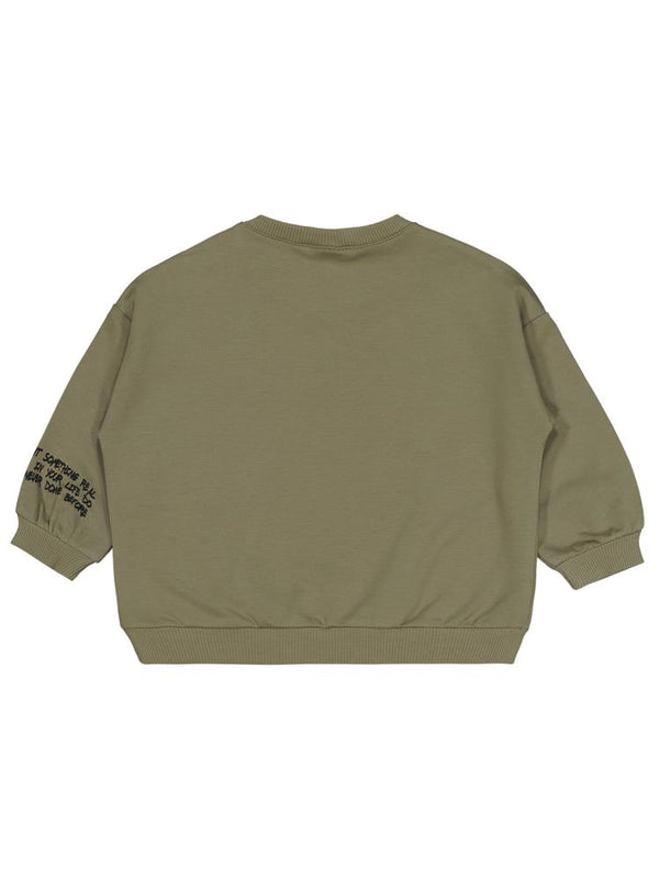 Civil Baby Graffiti Baskılı 6-18 Ay Sweatshirt - Açık Asker Yeşili