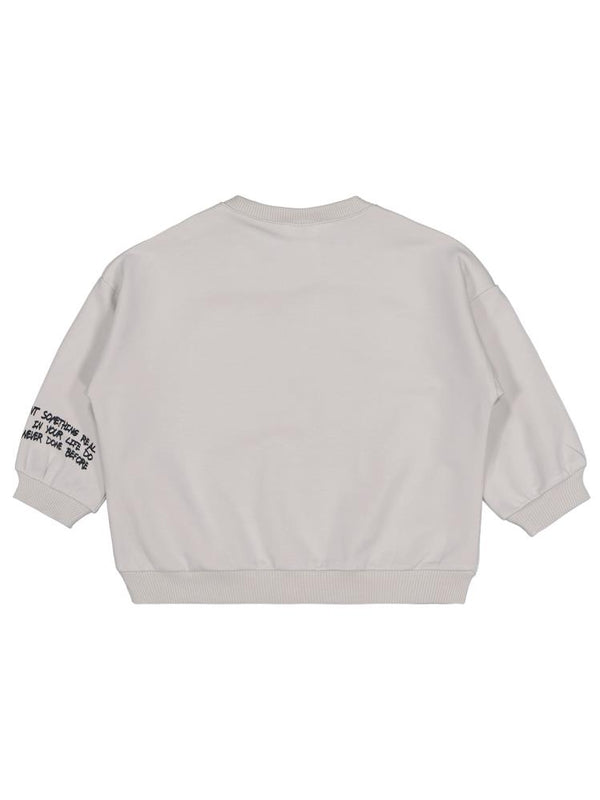 Civil Baby Graffiti Baskılı 6-18 Ay Sweatshirt - Gri