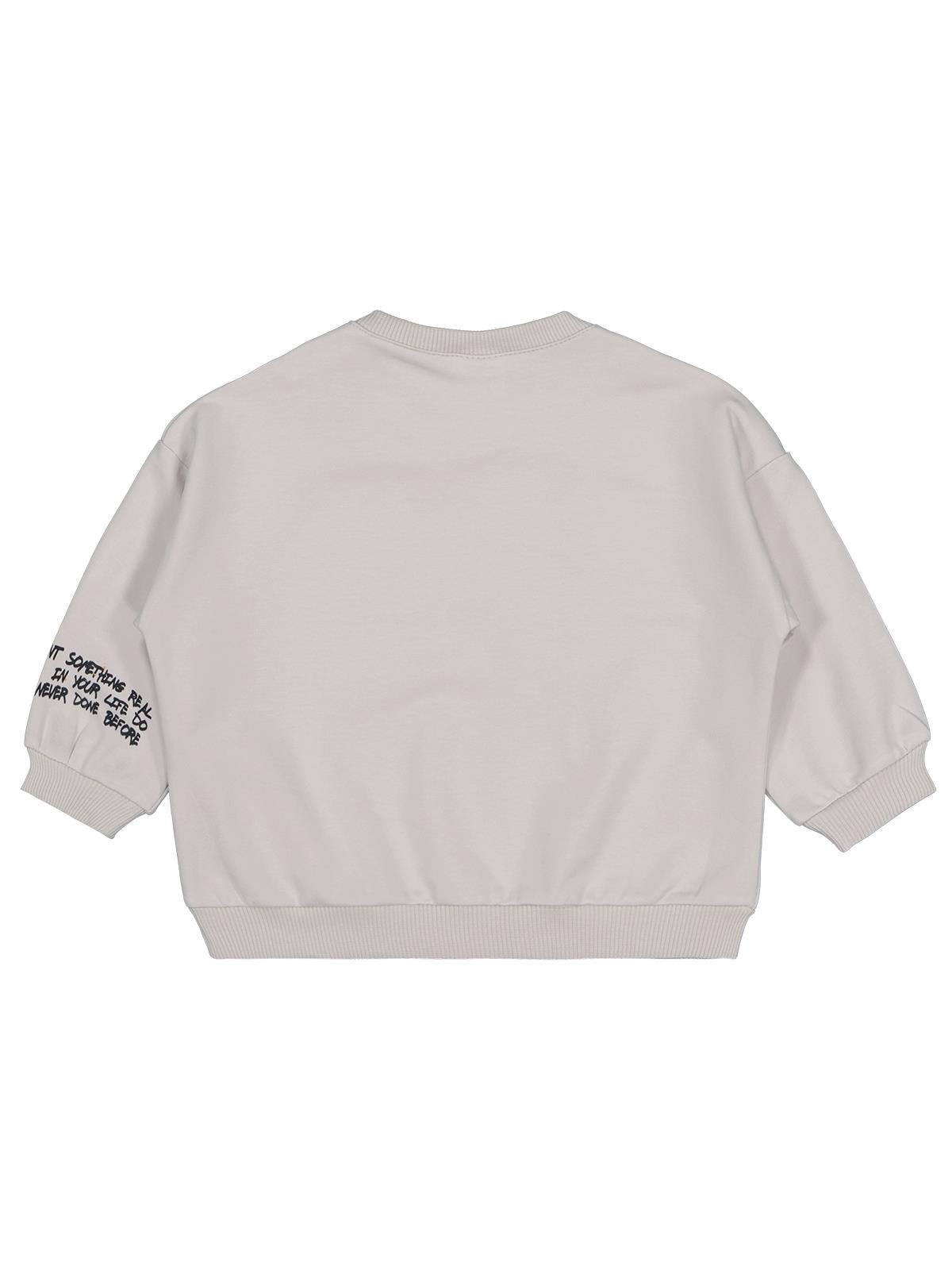 Civil Baby Graffiti Baskılı 6-18 Ay Sweatshirt - Bej