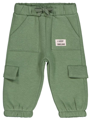 Civil Baby Keep Smiling Etiketli Basic 6-18 Ay Eşofman Altı - Yeşil