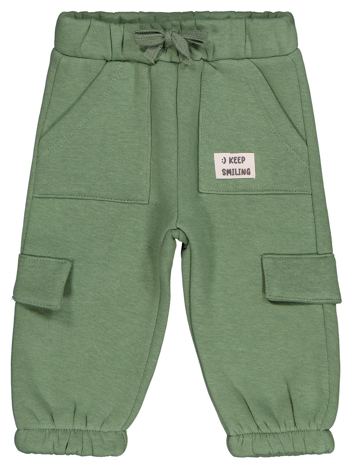 Civil Baby Keep Smiling Etiketli Basic 6-18 Ay Eşofman Altı - Yeşil